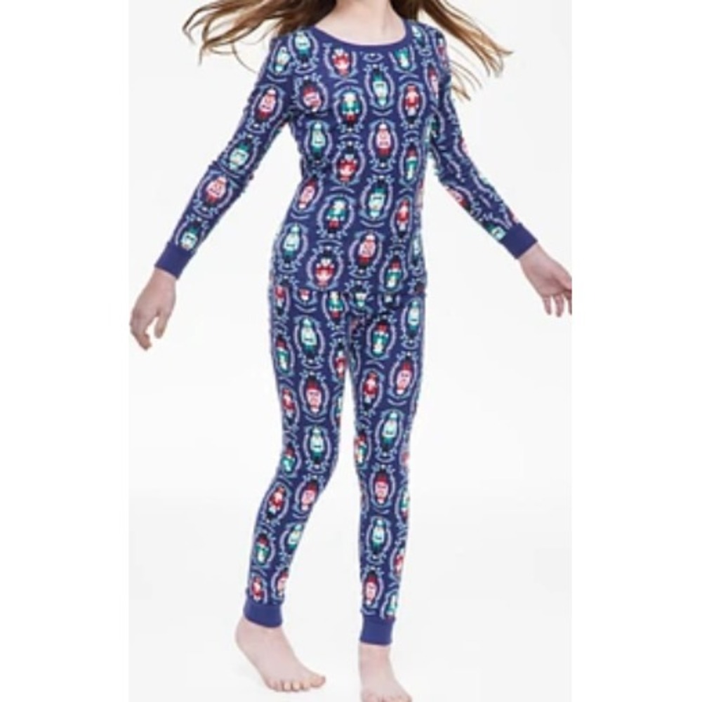 Holiday Lane Youth Kids Size 14 Snug Fitting 2 Piece Pajamas in Blue Nutcracker